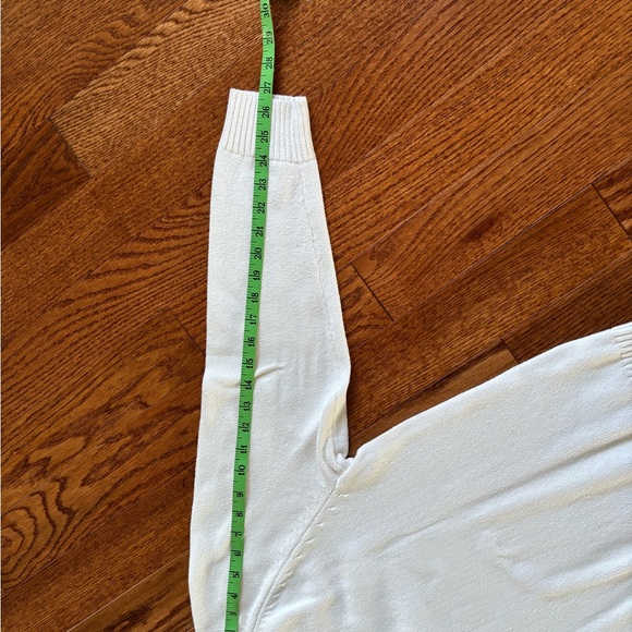 Sweater-White cotton acrylic very soft sweater. Karen Scott Macy’s - Picture 14 of 14